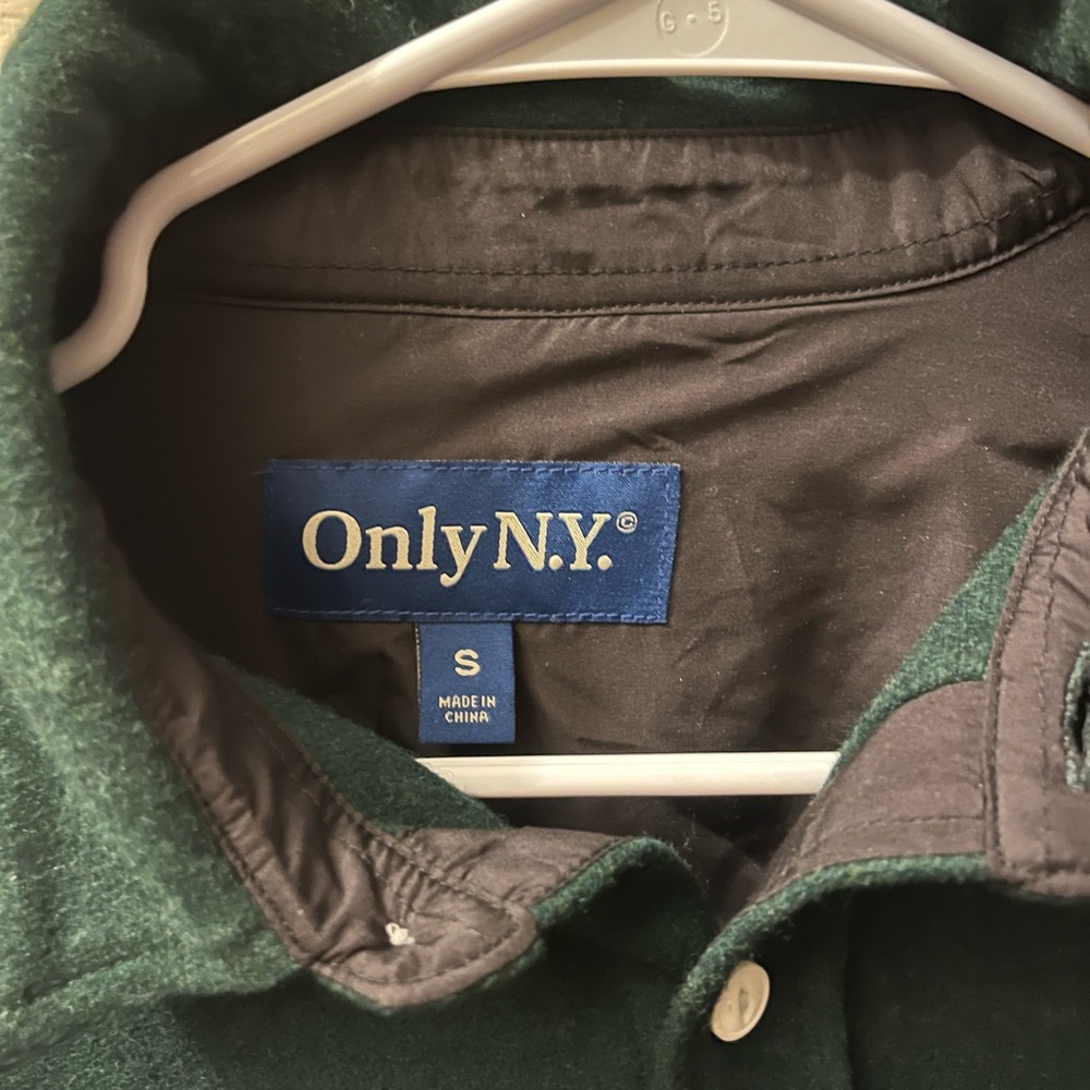 Green Button Down - image 2